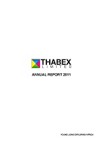 Thabex Ltd Annual Report 2011